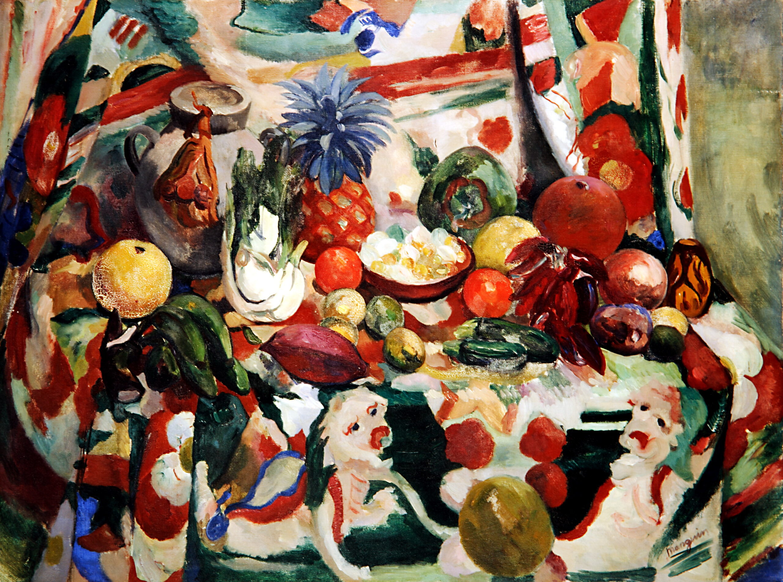 Wi074 Manguin Nature Morte Exotique Les Pamplemousses 1912